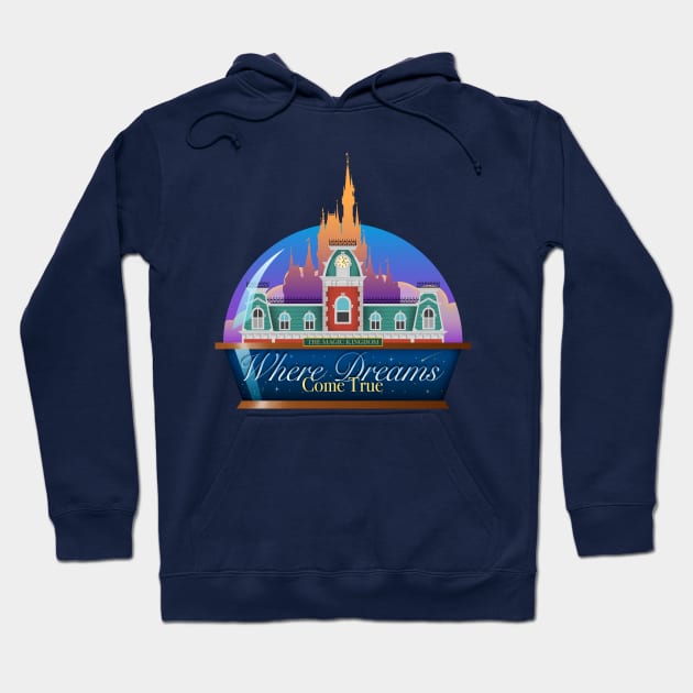 Where Dreams Come True Hoodie by Rosado